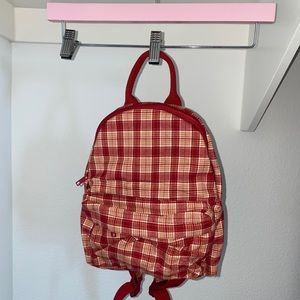 Brandy Melville John Galt Plaid Backpack